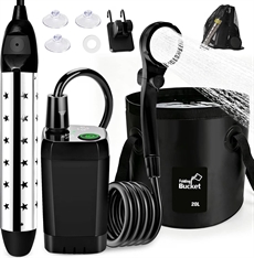 LIBERSHINE Transportabel Camping Bruser med vandvarmer